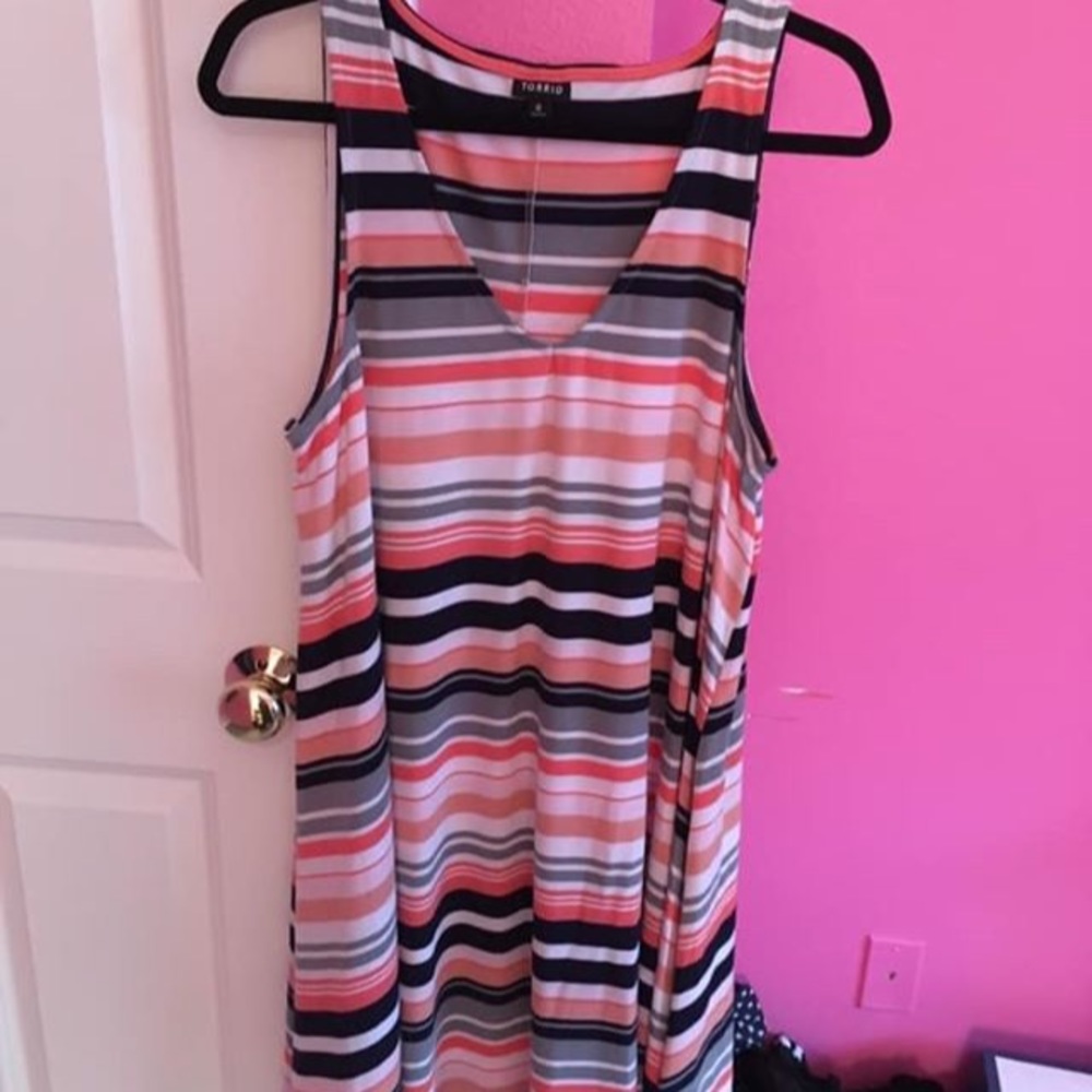 Blue & Pink Torrid tent dress